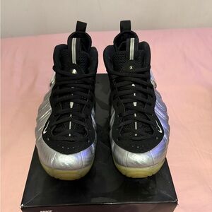 Nike Air Foamposite One Silver Surfer Size 9.5 – Authentic